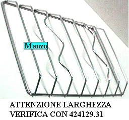 424158.31SM - GRIGLIA DOPPIA CORONA/PESCERA 404X265