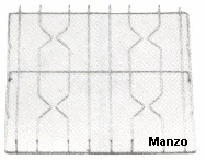424751.12RX - GRIGLIA 4 FUOCHI 446X453