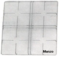 424846.12ZA - GRIGLIA 4 FUOCHI 465X460