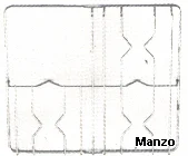 424911.12TG - GRIGLIA 3 FUOCHI 455X470
