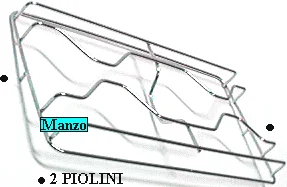 424951.12UR - GRIGLIA 2 FUOCHI 383X240