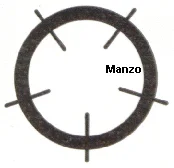 425272.99ZA - GRIGLIA 1 FUOCO  &Oslash; 191 GHISA