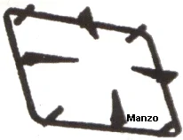 425452.01SO - GRIGLIA 1 FUOCO 228X182