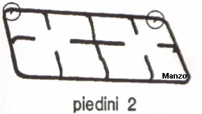 425456.02SO - GRIGLIA 2 FUOCHI 406X240 ROSIERES