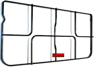 425467.39CY - GRIGLIA 2 FUOCHI 230X495 POSTERIORE ORDINARE