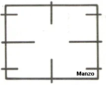 425574.99EL - GRIGLIA 1 FUOCO 200X246 GHISA