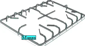 425595.02EL - GRIGLIA 2 FUOCHI 418X263