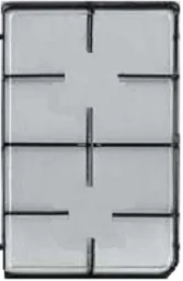 425597.02EL - GRIGLIA 2 FUOCHI 395X265 DX ELIMINATO