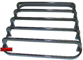 425715.02F7 - GRIGLIA 1 FUOCO+1 227X220 H.45MM.