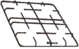 425814.02GF - GRIGLIA 4 FUOCHI 445X478