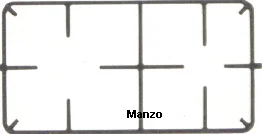 425905.98GG - GRIGLIA 2 FUOCHI 450X229 GHISA