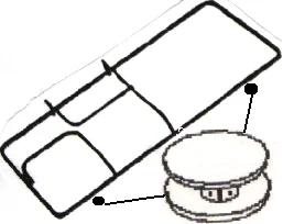 426091.39IG - GRIGLIA 1FUOCO + 1 450X220 + GOMMIN