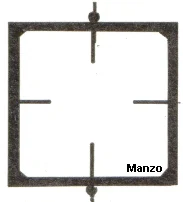 426144.99IN - GRIGLIA 1 FUOCO 200X200 AT.180GH