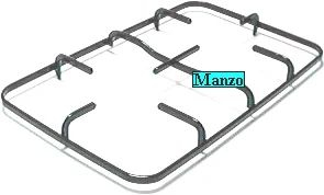 426777.02OL - GRIGLIA 2 FUOCHI 395X240