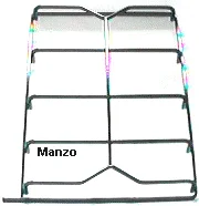 427319.39SV - GRIGLIA 2 FUOCHI 381X257 P/C MAN/AN