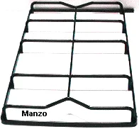 427320.39SV - GRIGLIA 2 FUOCHI 460X257 P/C MAN/AN