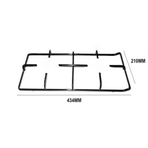427363.39SM - GRIGLIA 2 FUOCHI 434X210