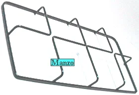 427365.22SM - GRIGLIA 2 FUOCHI 460X225 H 40MM.