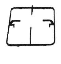 427378.02SR - GRIGLIA 1 FUOCO 250X180