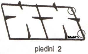 427896.01ZA - GRIGLIA 2 FUOCHI 458X224