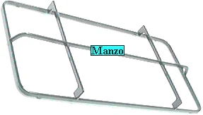427899.39ZA - GRIGLIA 2 FUOCHI 446X220