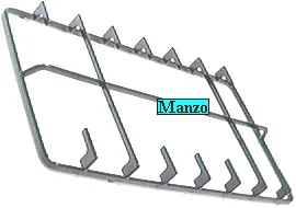 427952.39ZA - GRIGLIA 2 FUOCHI 457X265 PXN4NV