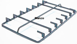 427956.38ZA - GRIGLIA 2 FUOCHI 254X456