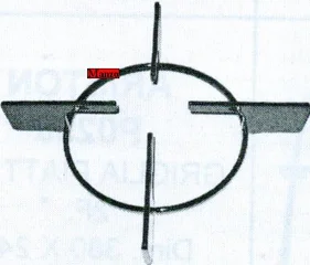 427979.02ZA - GRIGLIA 1 FUOCO  &Oslash; 143 RAZZA LUNGA
