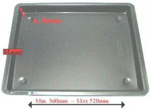 428988.02AV - LECCARDA FORNO REG DA 370 A 520CM H 3CM