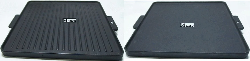 429001.99AV - PIASTRA GHISA 415X415X35 LISCIA E GRIGLIATA