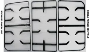 429400.02BP - GRIGLIE KIT 5FUOCHI 500X283 (DX+CENT+SX)