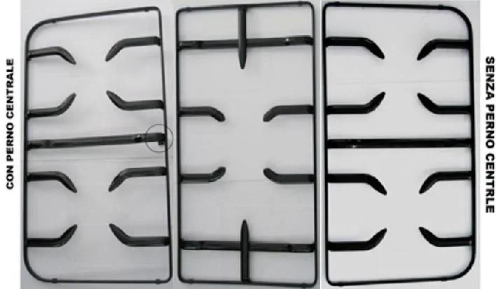 429400.02BP - GRIGLIE KIT 5FUOCHI 500X283 (DX+CENT+SX)