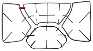 429688.02FK - GRIGLIA KIT N.4 OPERA PIATTINA ELIMINATO