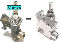 432896.03ZA - RUBINETTO GAS 2 VIE GRANDE C/A/BRIGL