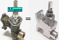 432897.03ZA - RUBINETTO GAS 2 VIE MEDIO C/A/BRIGLI