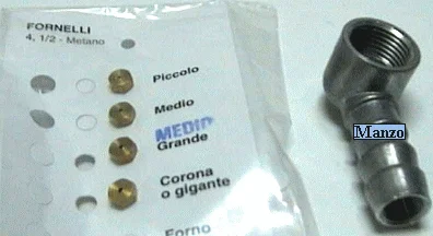 439999.00AV - UGELLI METANO N4 + PIPA TRASFORMARE FORNELLI