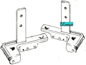 440581.00GB - CERNIERA FORNO DX+SX 100X57