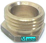 DADO OTTONE 1/2"M.XBICONO Ø 14
