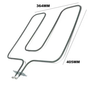 450253.03BK - RESISTENZA FORNO 1200W 364X405 STAFFA 75X30