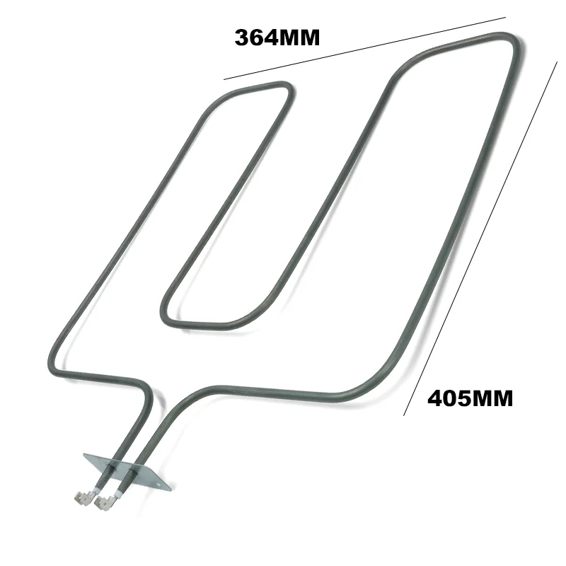 450253.03BK - RESISTENZA FORNO 1200W 364X405 STAFFA 75X30