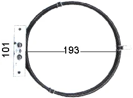 450403.00BP - RESISTENZA FORNO VENTILATO 2050W