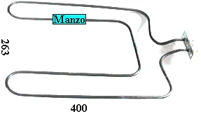 450603.00CY - RESISTENZA FORNO INFERIORE 1800W