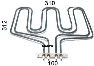 450767.00EL - RESISTENZA FORNO DOPPIA 900+1800W