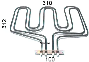 450767.00EL - RESISTENZA FORNO DOPPIA 900+1800W
