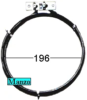 451083.00GF - RESIST.FORNO VENT.2700W VEDI.453123 O 453224