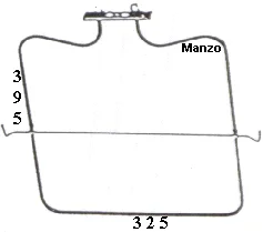 451085.00GF - RESISTENZA FORNO 1300W