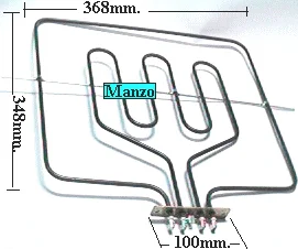 451121.00GF - RESISTENZA FORNO DOPPIA 1200/1500W ORIG