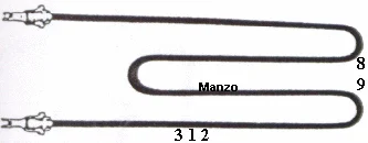 451239.00GG - RESISTENZA GRILL 1000W ORDINARE