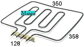 451439.00IG - RESIST.FORNO DOPPIA 1200/1800W ELIMINATO