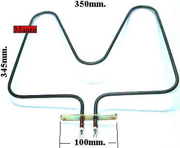 451453.00IG - RESISTENZA FORNO 1100W 3338X348